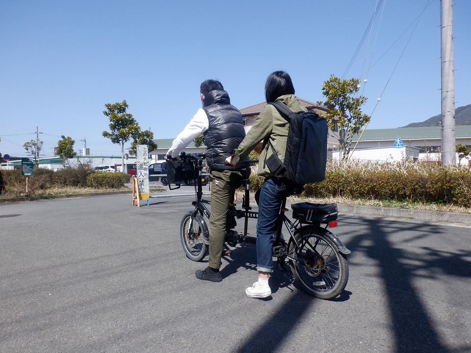 3月20日京都亀岡タンデム自転車サイクリング