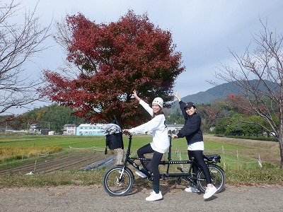 11月16日京都亀岡ダンデム自転車サイクリング